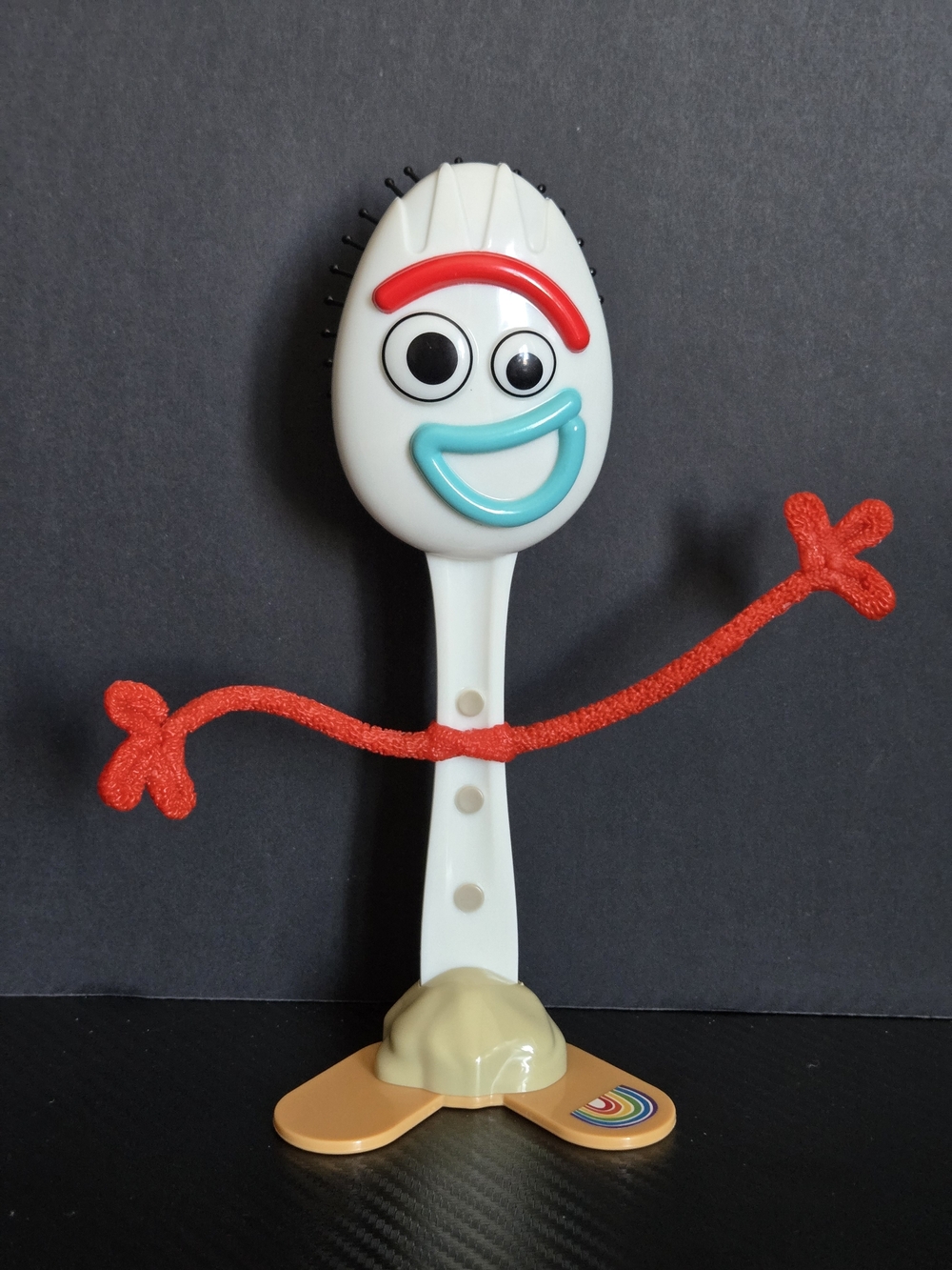 Disney Pixar Toy Story 4 Forky Hair Brush Figure 8.5” Pipe Cleaner Arms
